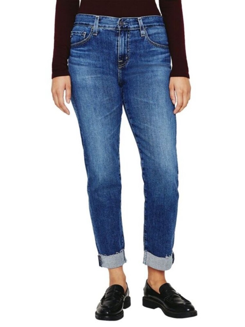 Ag Adriano Goldschmied Women's Boyfriend Jeans - Blue